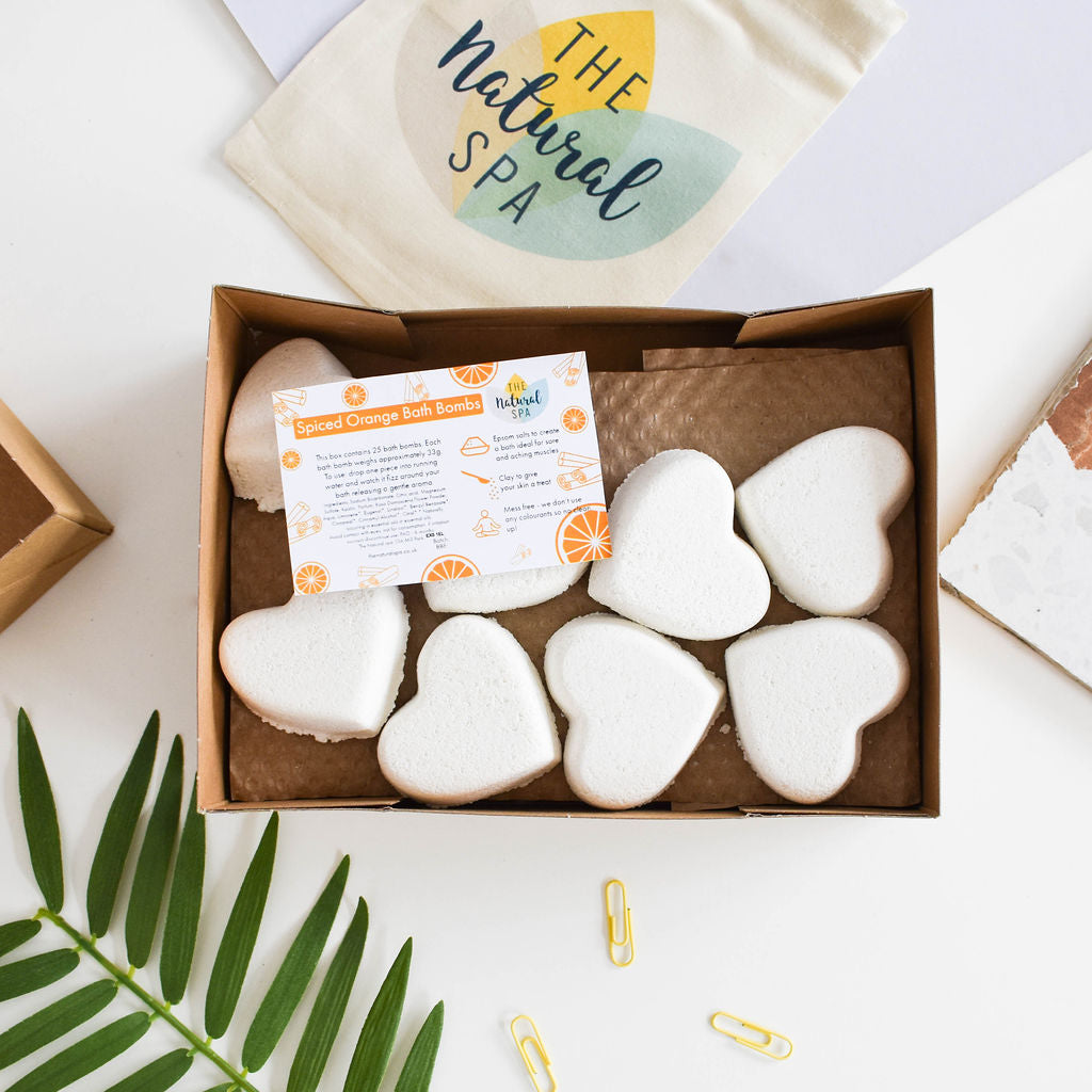 Chamomile Aromatherapy Bath Bombs | Natural Relaxing Bath Fizzers for Calm & Stress Relief | Vegan, Plastic-Free