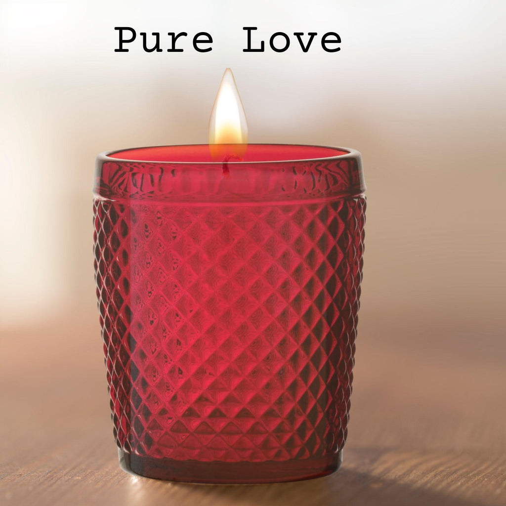 Bougie au soja Pure love - Faite avec amour pour que vous l'aimiez - Par STANZA Artigiana