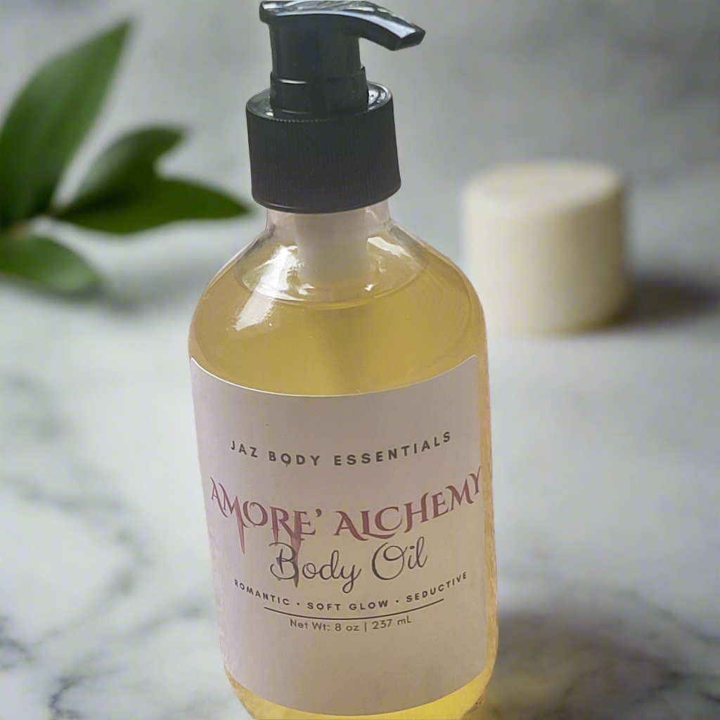 Amore Alchemy "Love Spell" Body Oil 8oz | Luxury Feminine Body Oil