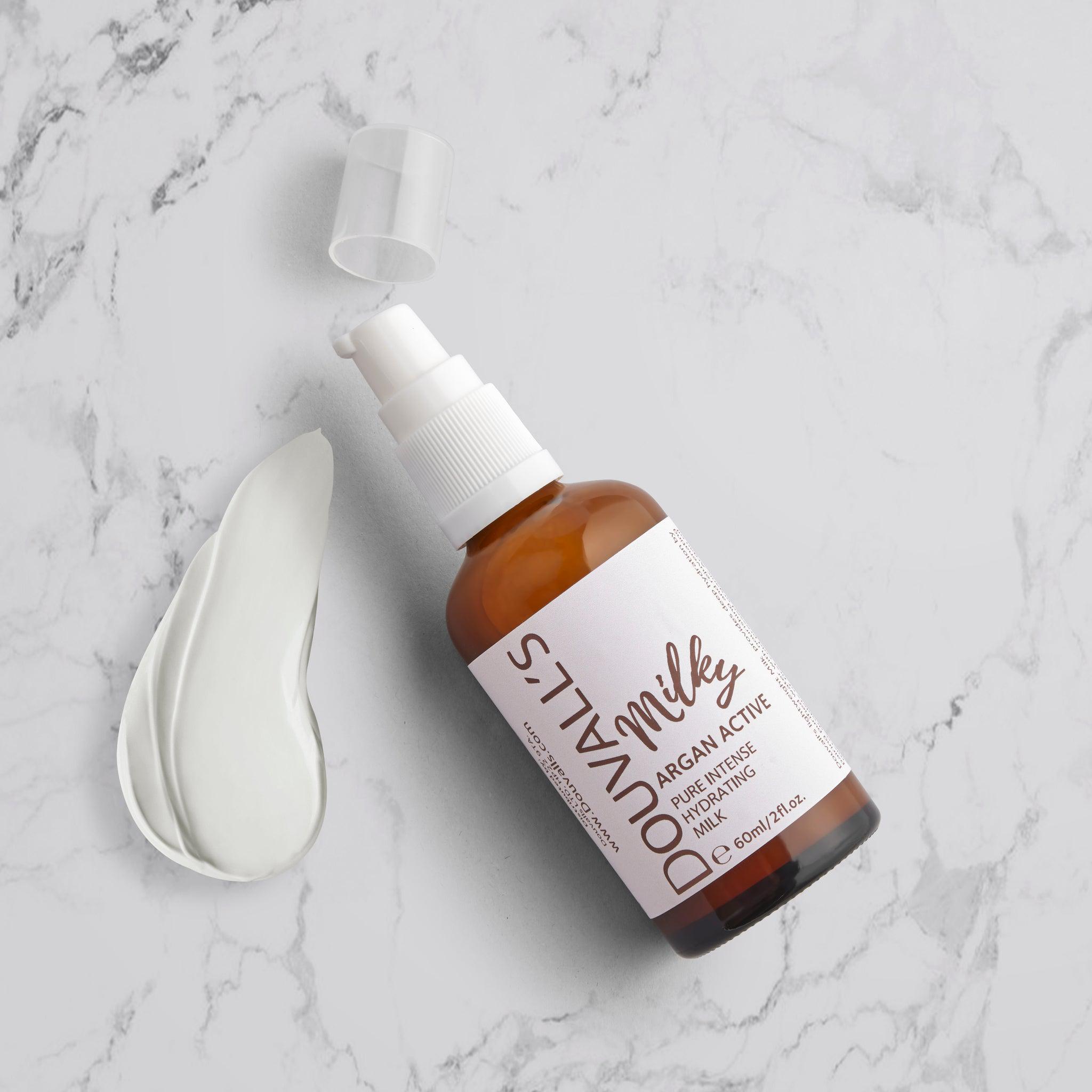 Crème hydratante active argan laiteux bio 60ml | Hydratation profonde et rajeunissement de la peau
