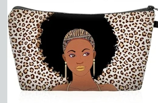 Trousse de Maquillage pour Femmes Mélaninées — Styles Afrocentriques et d'Affirmation